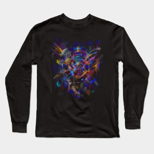 scifi pattern Long Sleeve T-Shirt